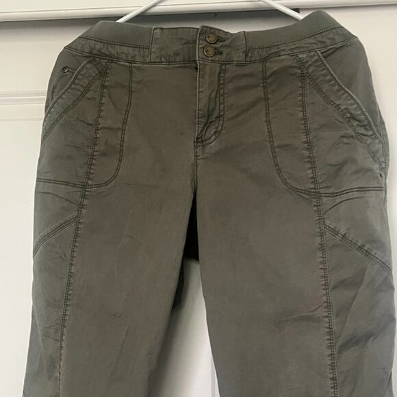 Natural Reflections Olive Green Camper Cargo Pants Size 8 - Picture 3 of 15